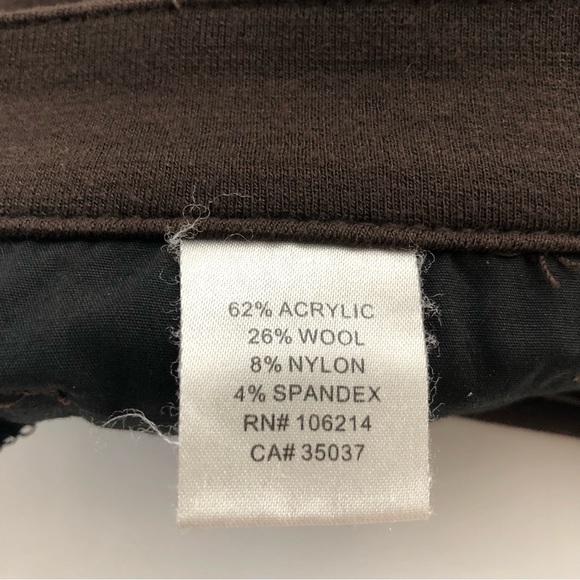 Joe’s Jeans Chocolate Brown Low Rise Skinny Wool Blend Leggings - Picture 14 of 16